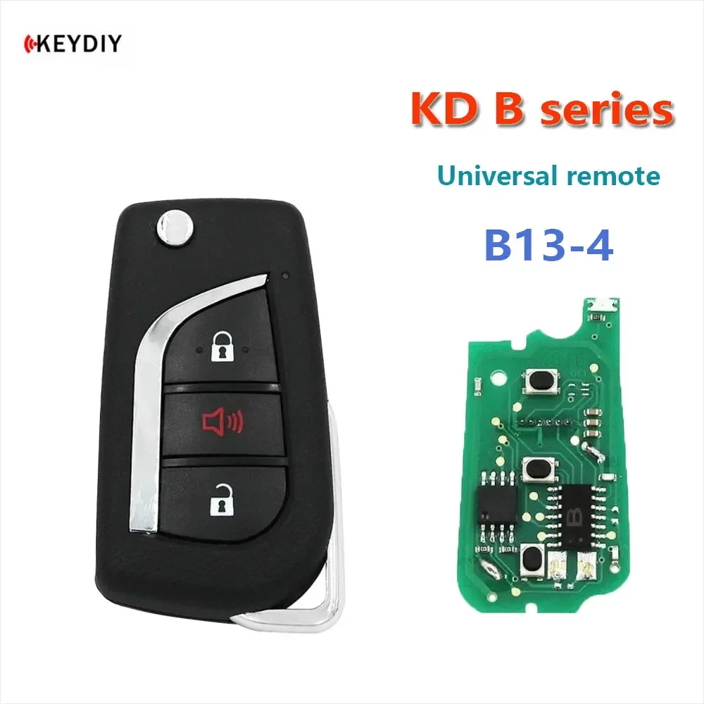 1pcs KEYDIY KD B13-4 Universal Car Remote Key for Toyota Style KD B Series Remote Control for KD200 KD900 Key Programmer