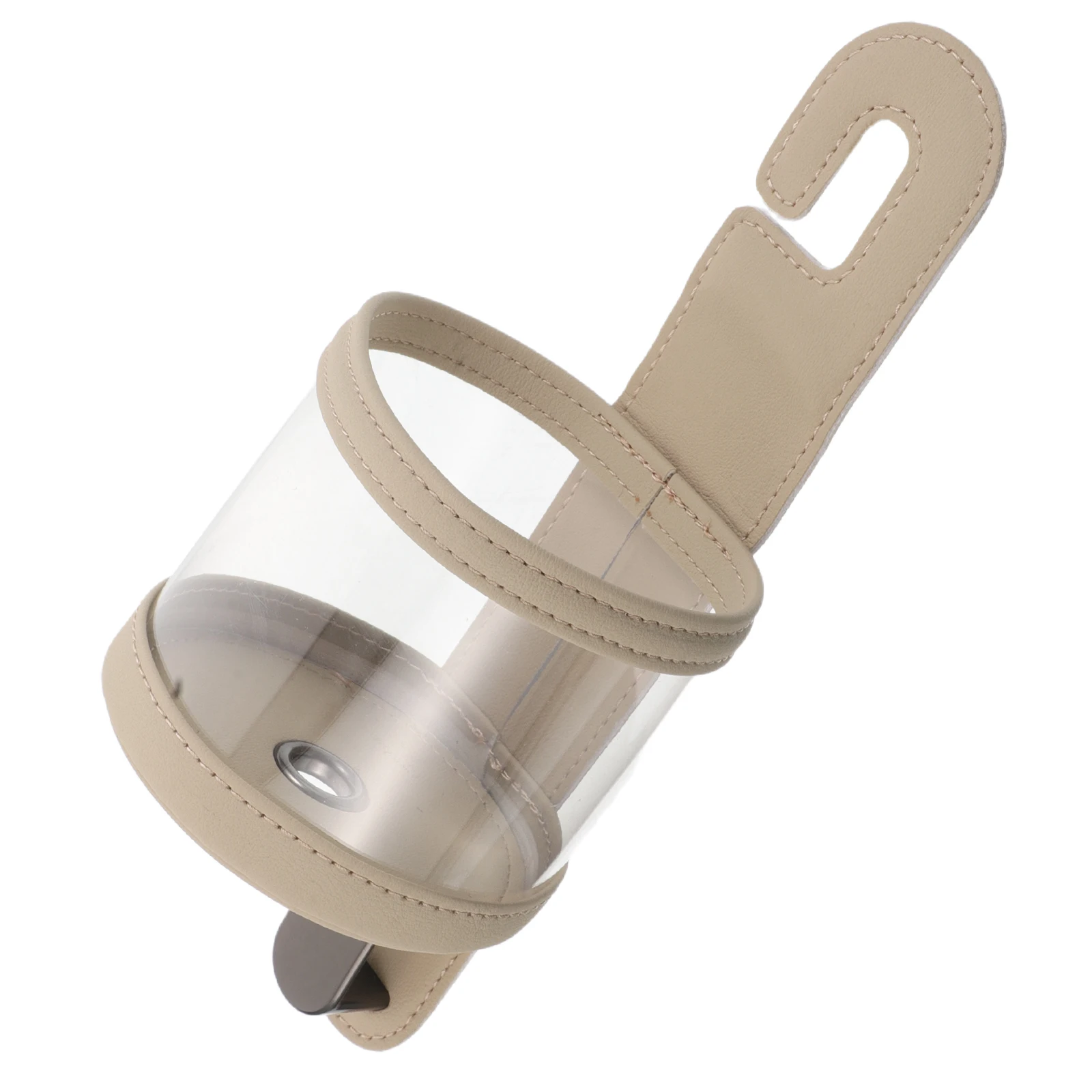 

Tea Cup Holder in The Car Multi-functional Organizer Backseat Hook Hanging Beige Hanger Storage Rack