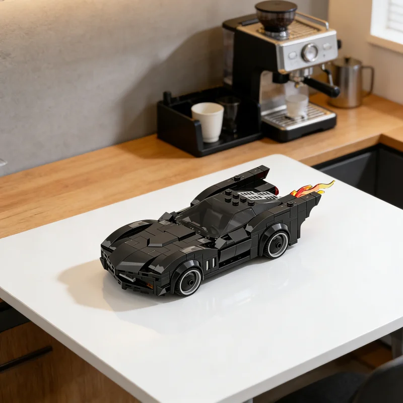 

306pcs MOC Batmobile Stingray Super Heroes DCD Batmansed Model Building Blocks Creative DIY Gift Display Decor Assemble Premium