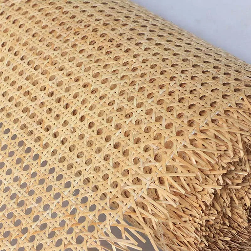 

Natural Cane Webbing Furniture Decorative Indonesian Rattan Material DIY Chair Table Cabinet Weaving Hollow Mat For Home