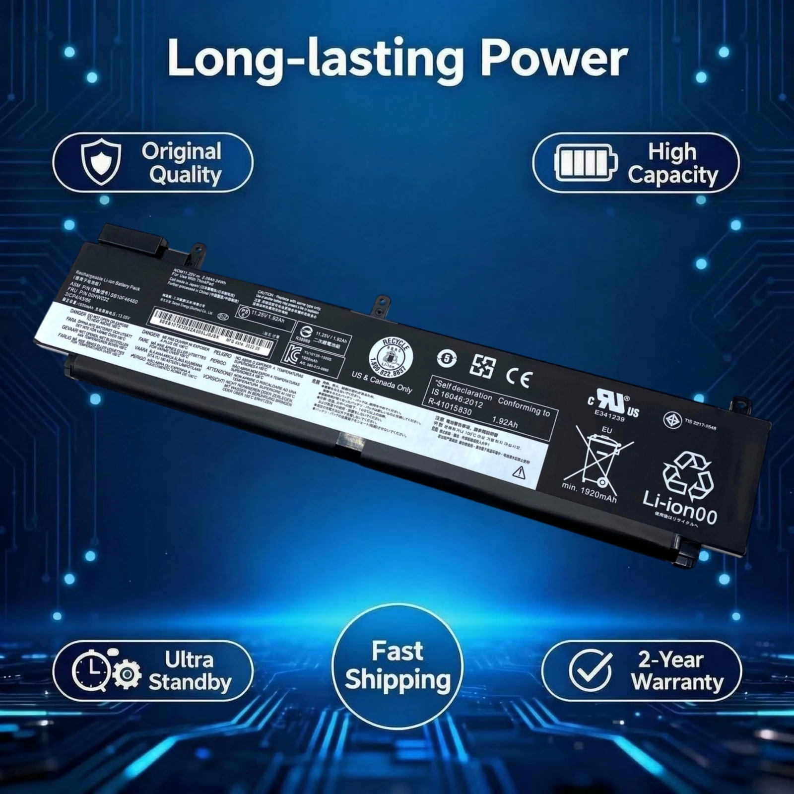 New Original 00HW022 SB10F46460 Laptop Battery For Lenovo ThinkPad T460s T470s 00HW023 SB10F46461 SB10F46474 00HW036 SB10F46475