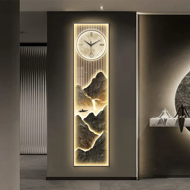 *Minimalist Nordic Wall Clocks Led Luxury Big Size Modern Wooden Creative Wall Watch Fashion Classic Horloge Murale Decorations