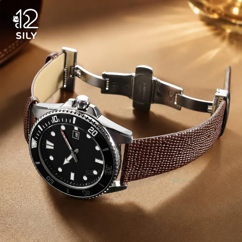 10mm 12mm 14mm 16mm 18mm 20mm 22mm Kalbsleder-Uhrenarmbänder mit Faltschließe Universelle Armbänder für Herren und Damen Smartwatch-Armbänder
