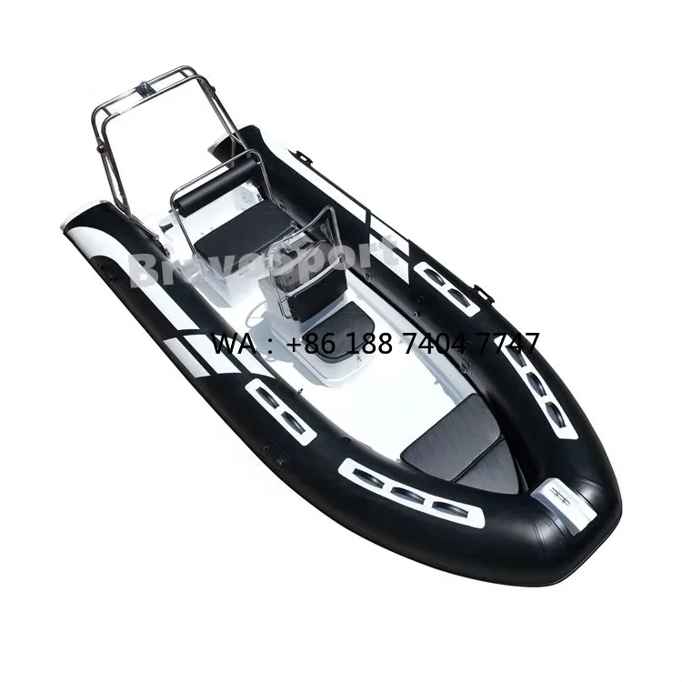 16ft RIB 480 Hypalon/PVC Rigid Inflatable Fiberglass Hull Boat for Rowing
