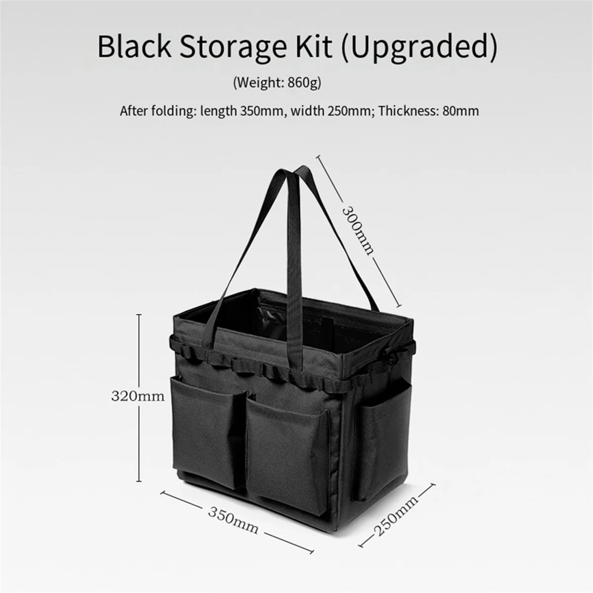 Outdoor Tool Storage Box Camping Storage Bag Large Capacity Multifunctional Handbag Storage Picnic Storage Bag