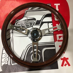 15Inch Racing Classic Universal 380MM ABS Nardi Wood Steering Wheel JDM Car Wood Steering Wheel Volantes For VW HONDA TOYOTA BMW