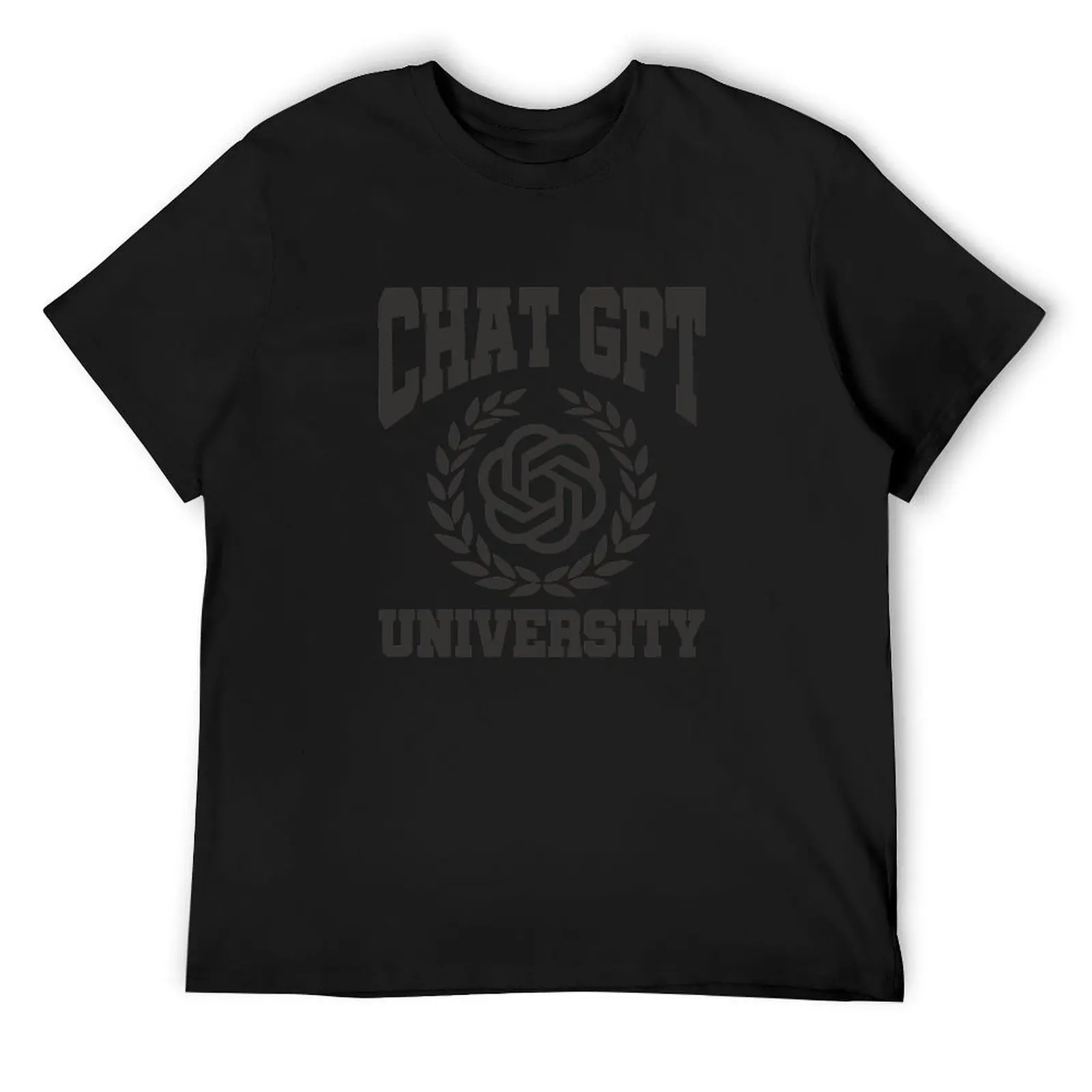 Chat G.P.T University AI Trending T-Shirt anime clothes Aesthetic clothing mens t shirt