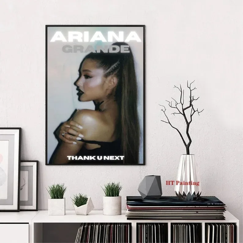 Music Album Poster Singer Ariana Grande Portrait Positions Canvas Painting HD Printed Wall Art Pictures Home Decor Fans Gift