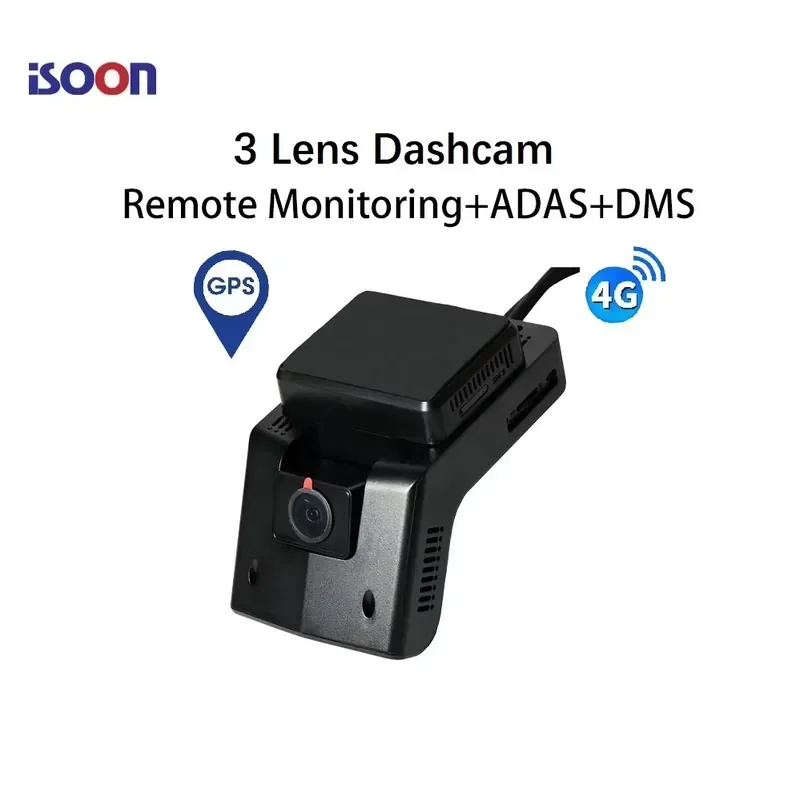 4g 3 Channel AI Dash Cam Dashcam Lte Cloud Car Dvr 4g Dash Cam 3 Dashcam with Tracker Live Tracking Video