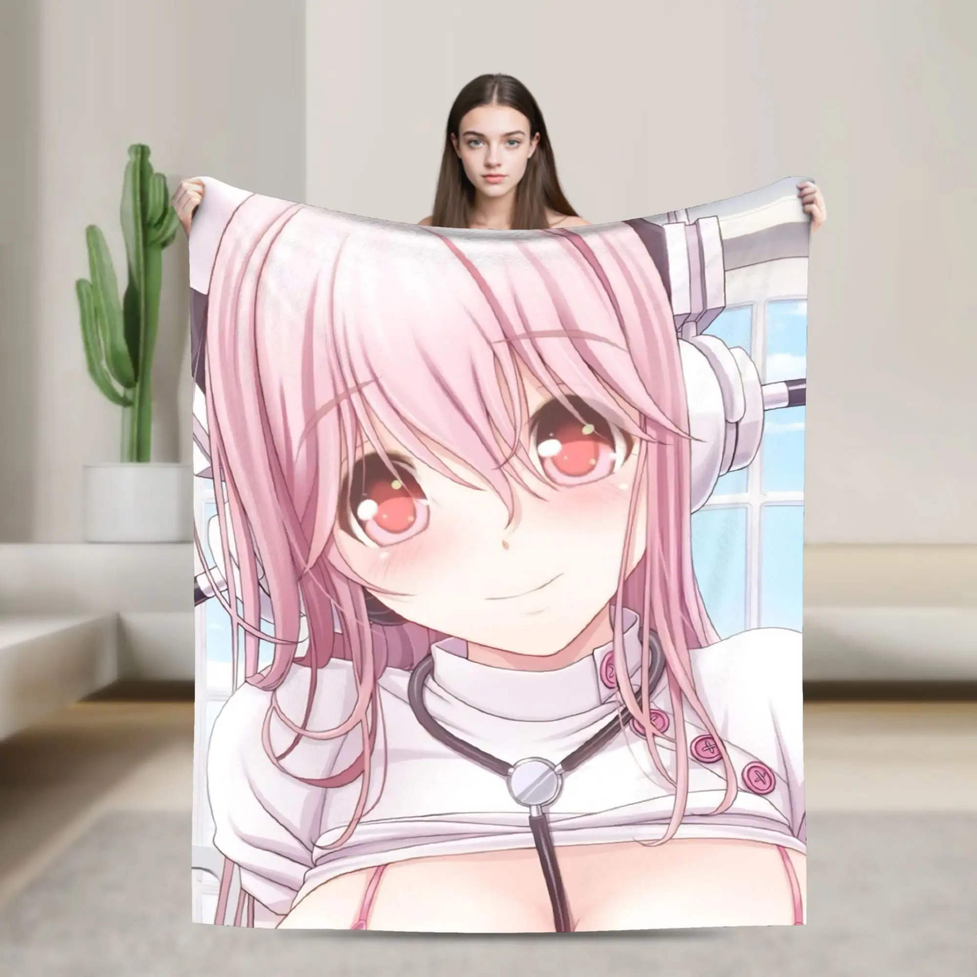 Amine S-Sonicos Gril Flannel Throw Blankets  Blankets for Bedding Outdoor Ultra-Soft Plush Thin Quilt