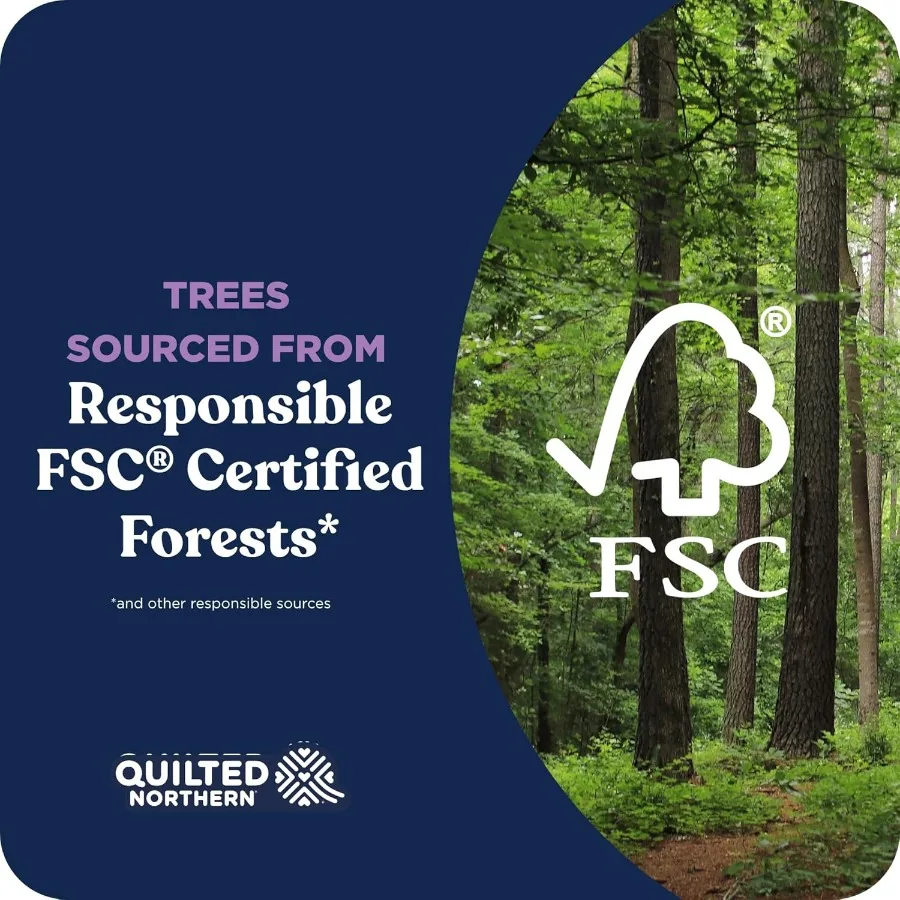 超極厚トイレットペーパー 6メガロール（通常ロール24本相当）3倍の厚さで優れた快適さと吸収性 3プライS