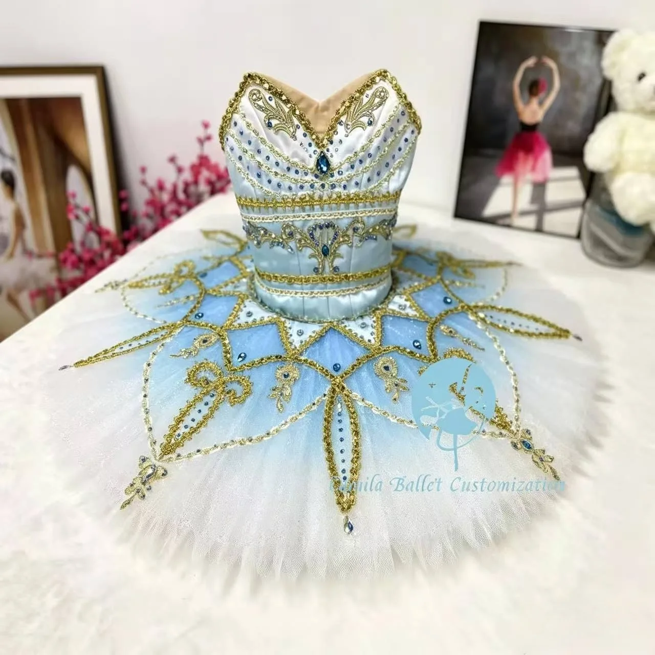 

Ballet blue tutu 18 for girls performance children skirt female dance suit dresses blue bird silver fairy 2026 ballet