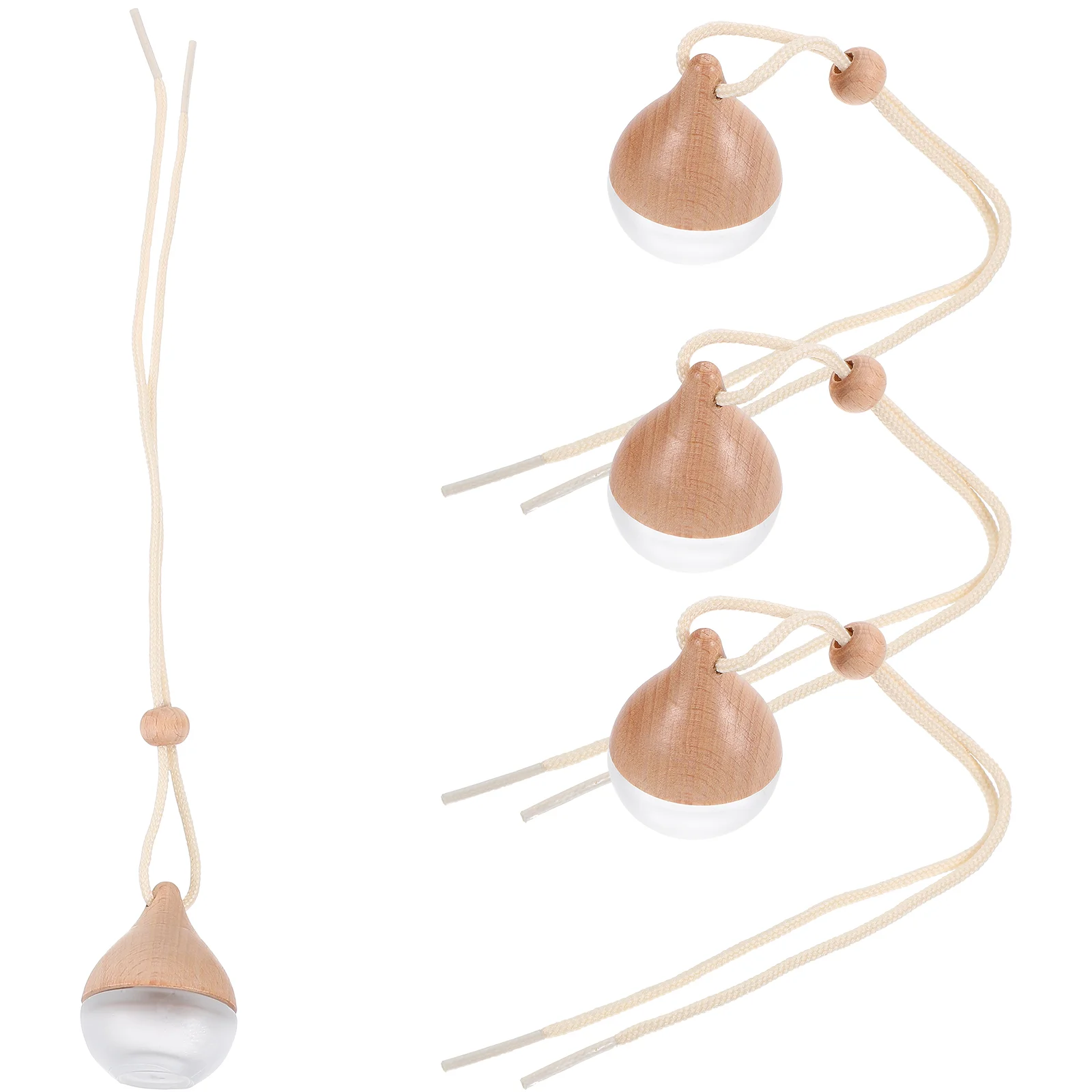 

4 Pcs Air Freshener for Car Perfume Pendant Ornament Hanging Accessories Decoration Glass Diffuser Essentials