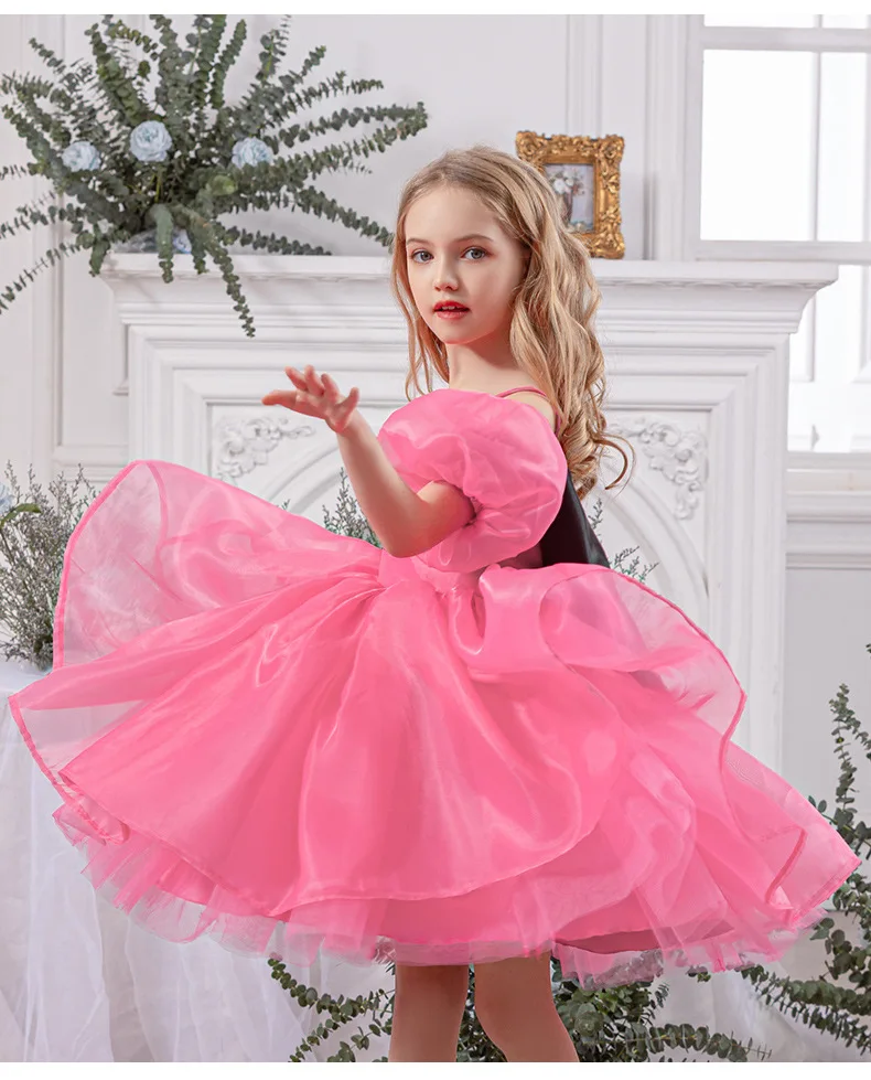 

Children's wedding dress, birthday party, fashionable princess dress kindergarten festival dance performance wedding dress