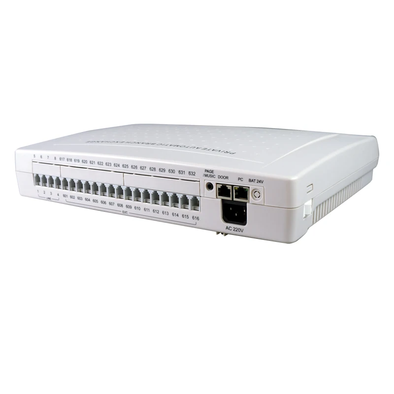 Imagem -03 - Expansível Telefone Exchange Sistema Telefônico com 16 Portas Pbx Pabx Extensões