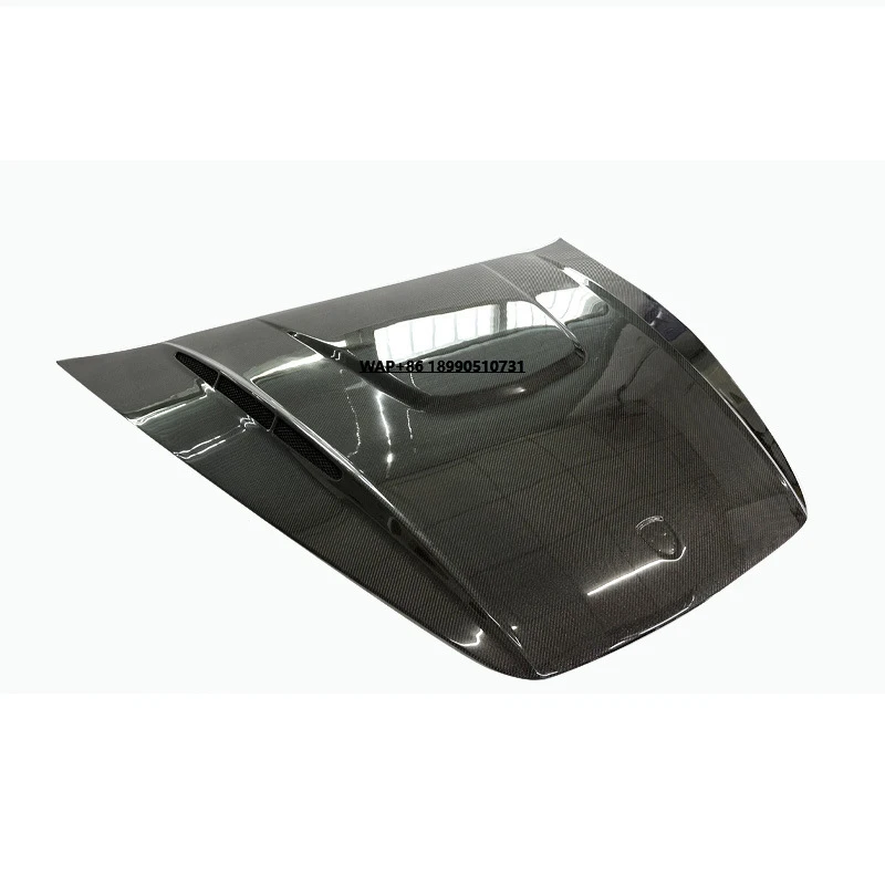 

958.1 HM Style Carbon Fiber Fibre Body Kit Front Engine Hood Bonnet Vented for Cayenne 958.1 2012-2018