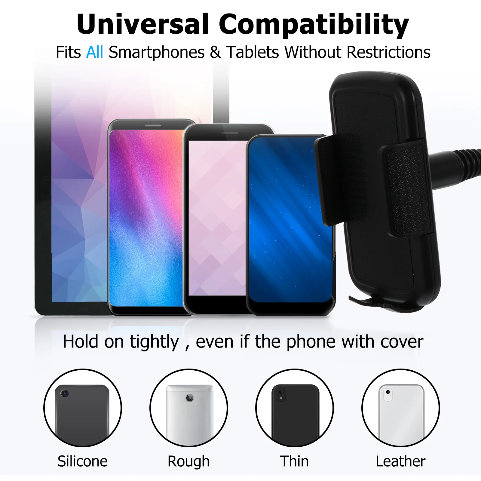 

Phone Holder Car Cup Phone Stand Flexible Neck 360° Rotate Navigation Bracket For Auto Car Mount Vent Cup Base