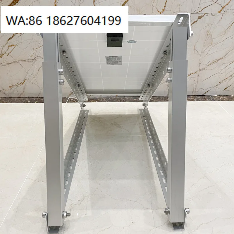 Solar Adjustable PV Ground Bracket Aluminium Alloy Anodized Surface China Origin Solar Panel Mounting System Bracket