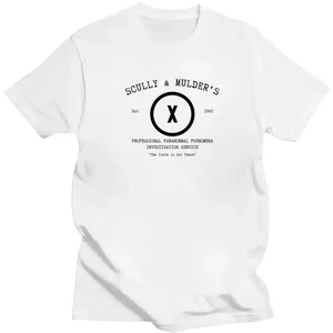 X & Mulder'ın Ürün için Psişik Casusu, Gizli Dosyalar Gizli Gömlek, 90'ların Tişörtü 8 Numaralı kadınların kısa kuyruğundaki en iyi 10 satış