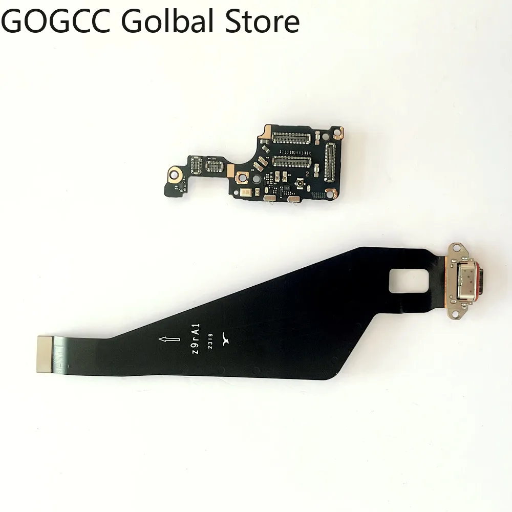 Repair For ZTE Axon 50 Ultra A2024H USB Charging Port SIM Card Reader Board Slot Microphone Charger Dock Flex Cable Spare Parts