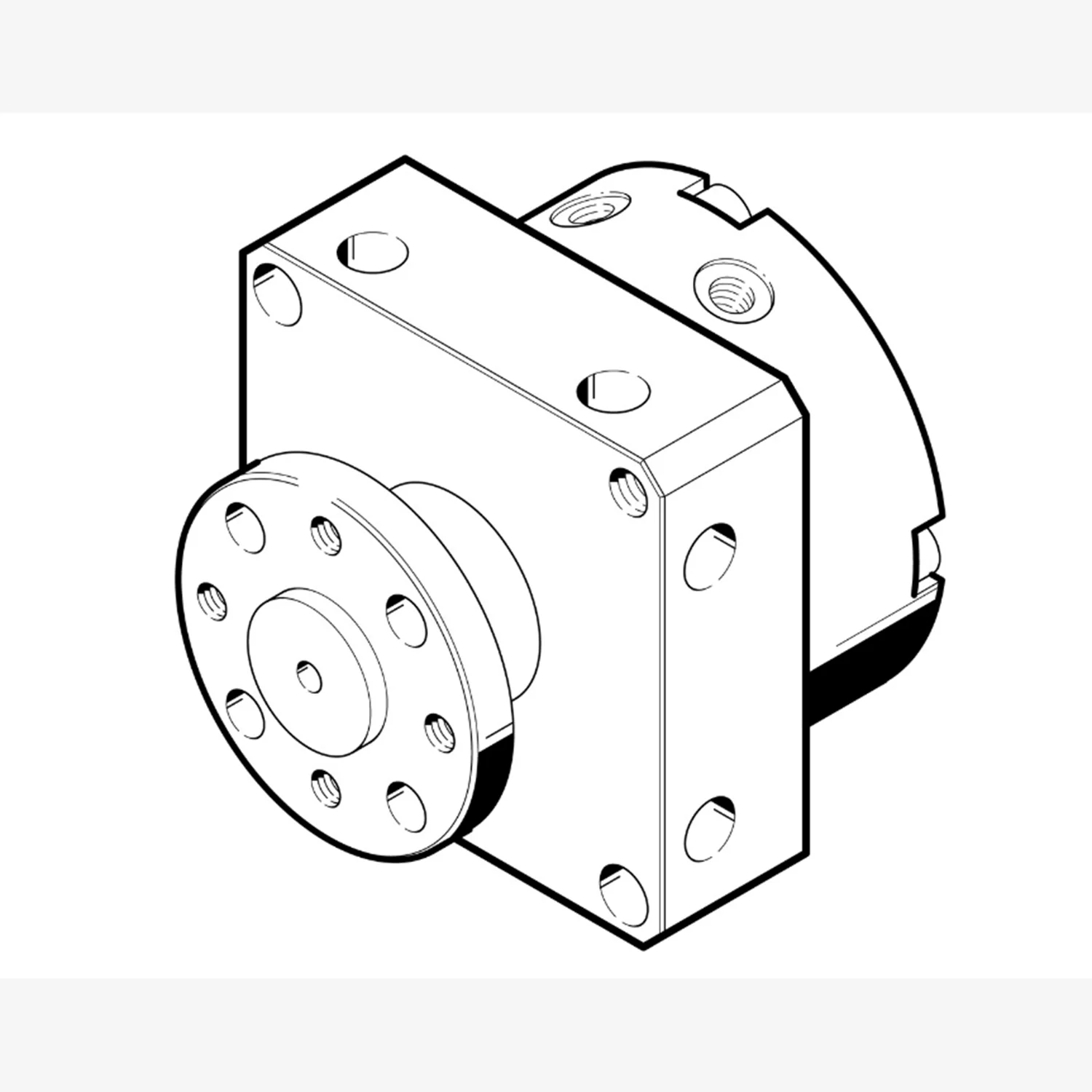 

FESTO DSM-6-180-P-FW 185929 Rotary Actuator New