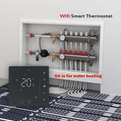 24VAC WiFi Smart Water Thermostat Temperature Controller Works with Alexa Google Home