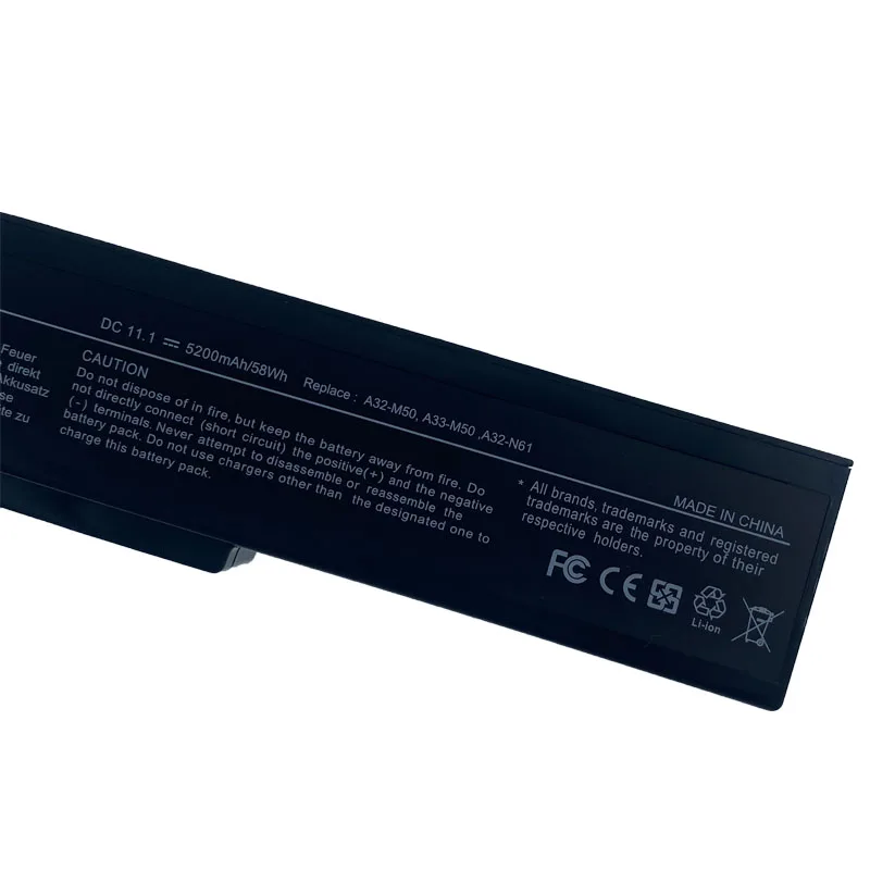 A32-M50 Laptop Battery For Asus N61J N61Ja N61jq N61jv N61 N61D M50 N61VG N61VN M50S N53JQ N53S N53SM N53SN M50V