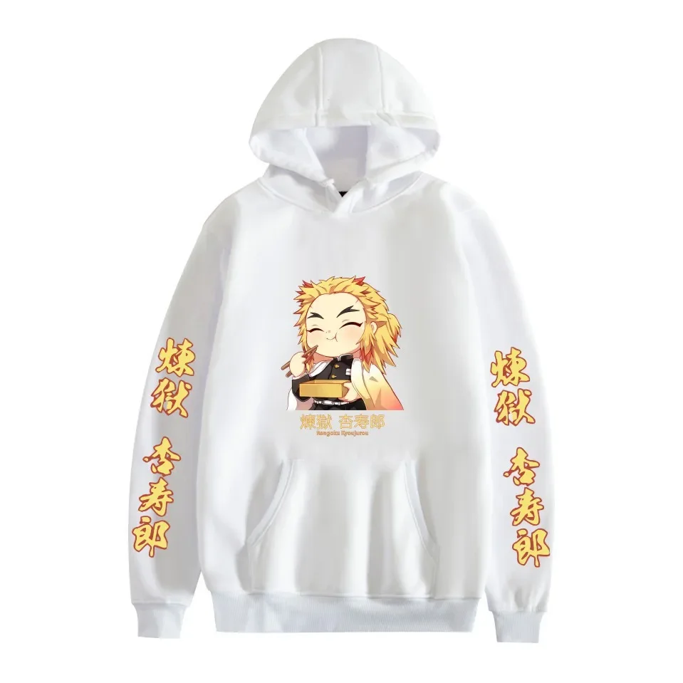 Demon Slayer Anime Character Impression Clothing Leisure Simplication Women's Hooding Sweatshin