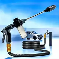 2x lavadora eléctrica portátil más fuerte-pistola de agua de alta presión para lavado de coches riego de plantas plástico duradero ergonómico sin batería