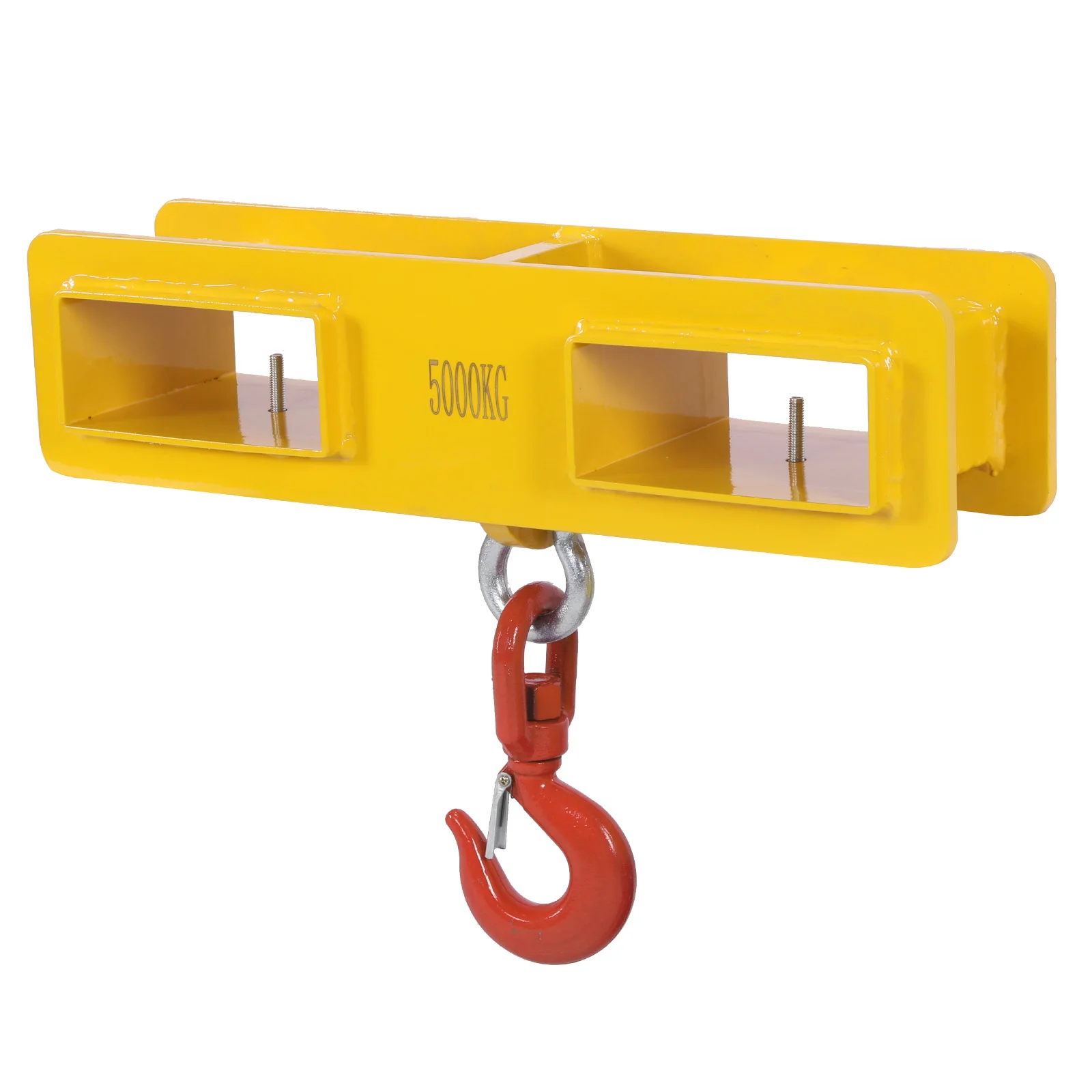 

Крюк для подъема грузов на вилочный погрузчик, усиленный, с креплением на фаркоп, двойное крепление вил (МАКС. 10 тонн) для захватов-лап погрузчиков