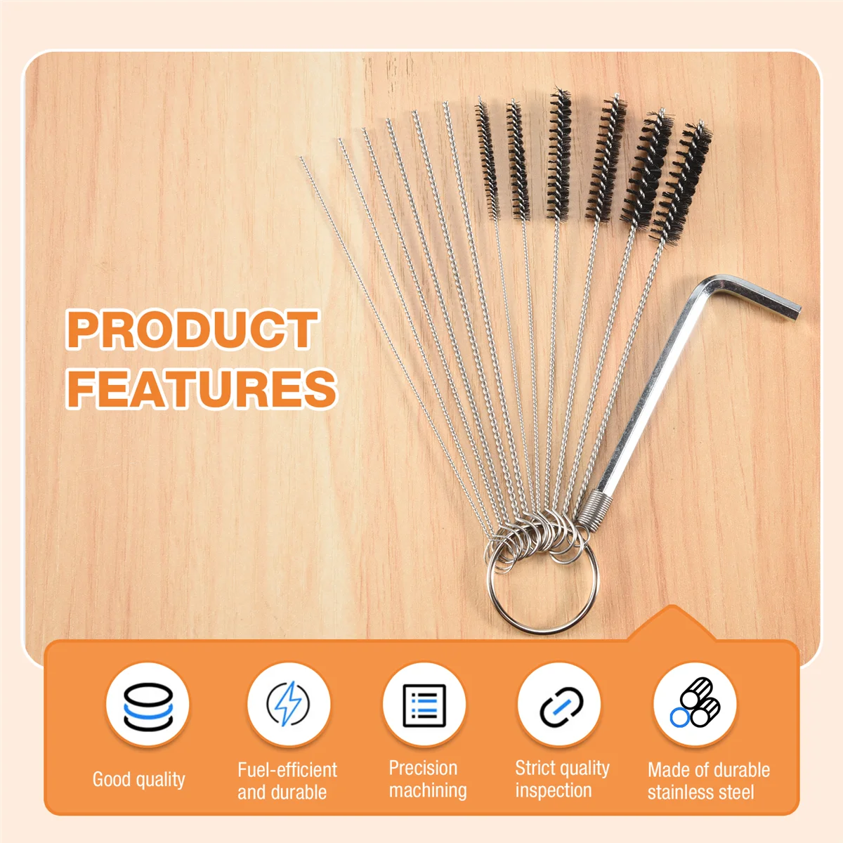 

AAAF 10Pcs Carburetor Adjustment Screwdriver Carburator Tool Kit for Engine Trimmer Weedeater Chainsaw