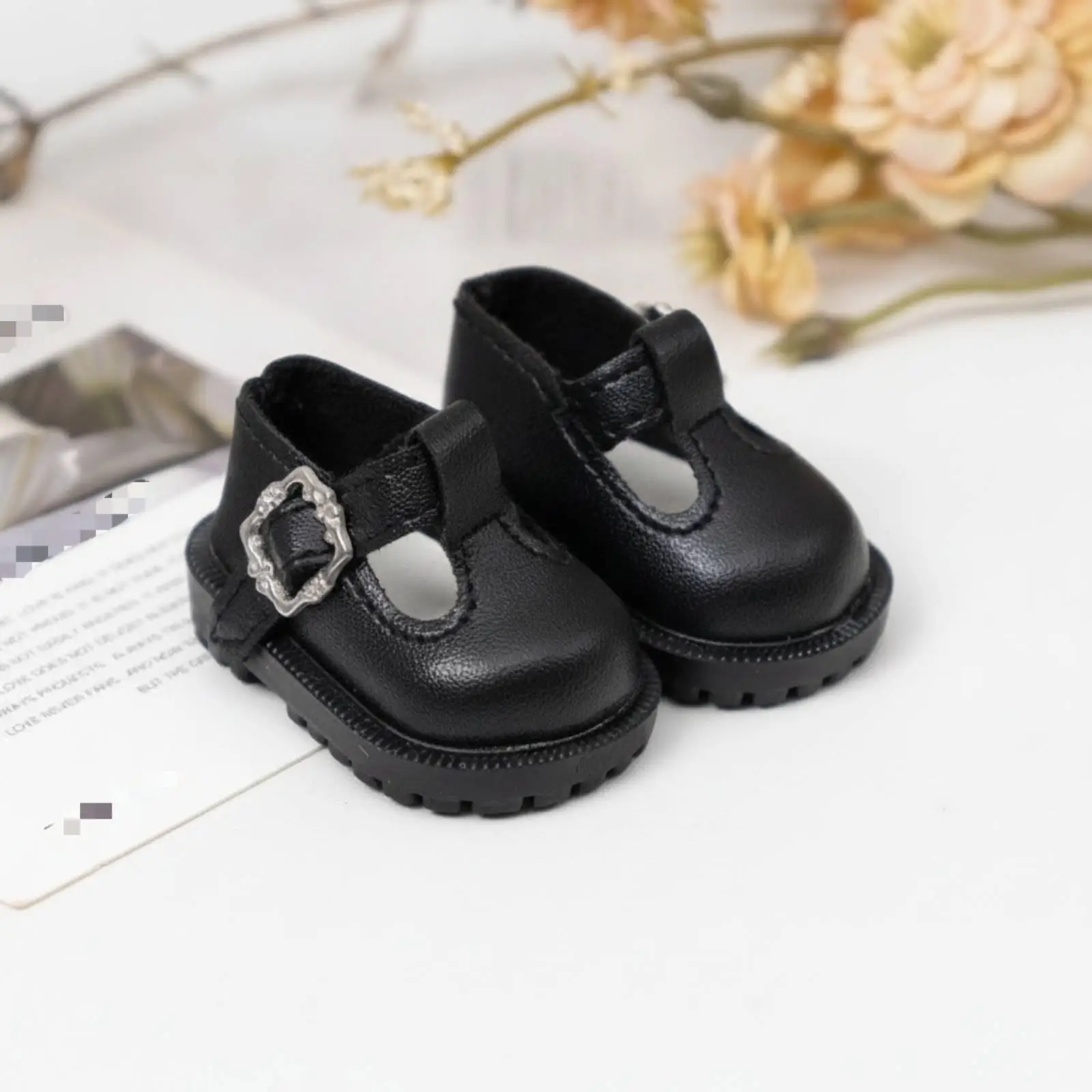 Doll Shoes with Strap Classic Doll Shoes Footwear Elegant Dressy for Hobbyists