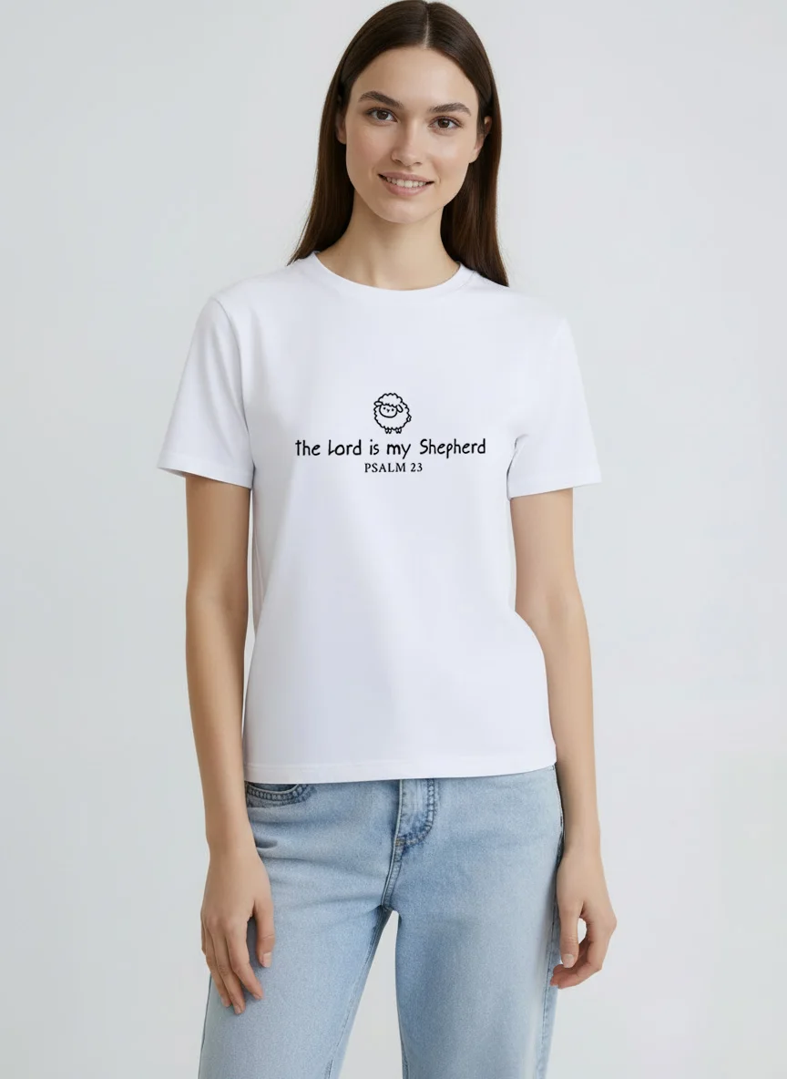Oversized Women Tees Summer Short Sleeve Tops 2026 New Sheep Graphic T-shirt 100% Cotton Woman Tshirt Female T Shirts Clothing