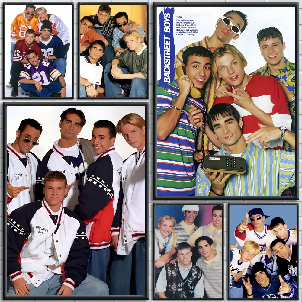 Music Band B-Backstreet Boys Poster Trendy And Easy-to-Apply Wall Art Stickers For Home Decor And Dorm Room Walls
