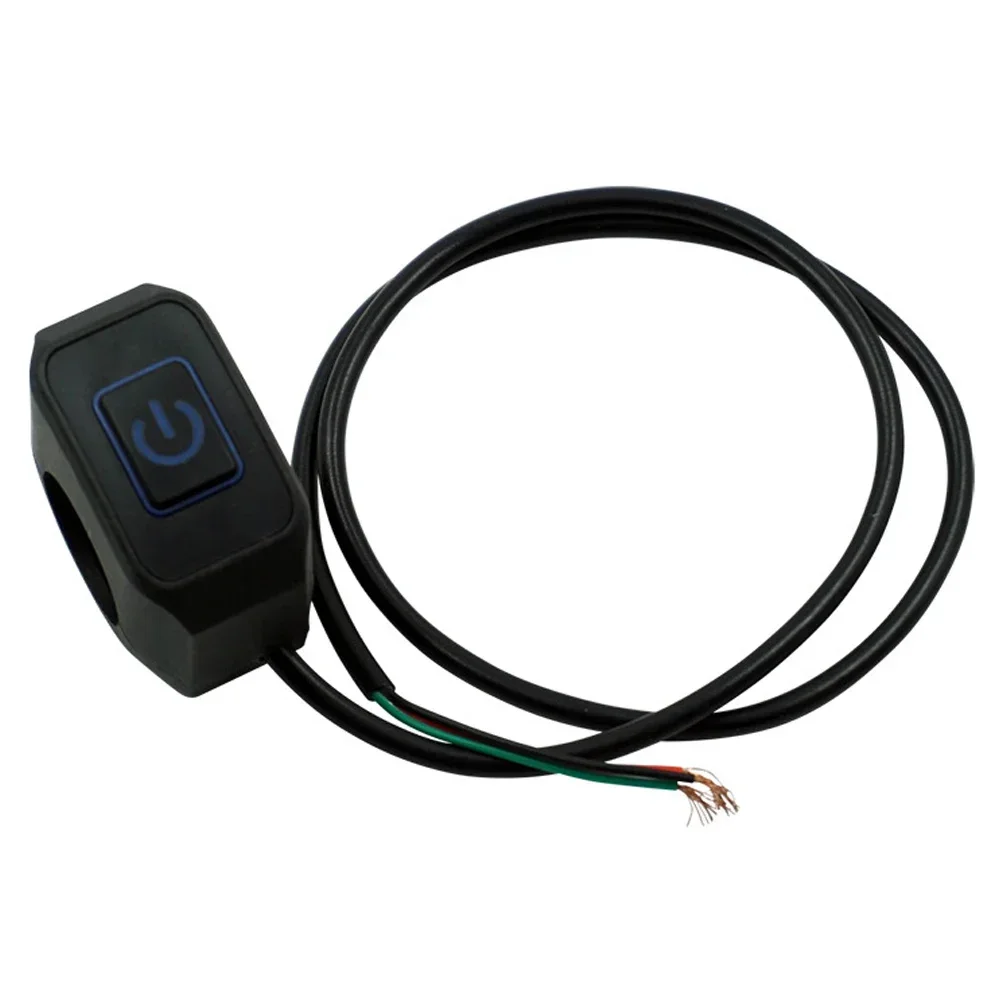 

22mm Motorcycle Switch Button Handlebar Mount Waterproof Modified Switch Headlight Horn Control ON/OFF with LED Display Lamp