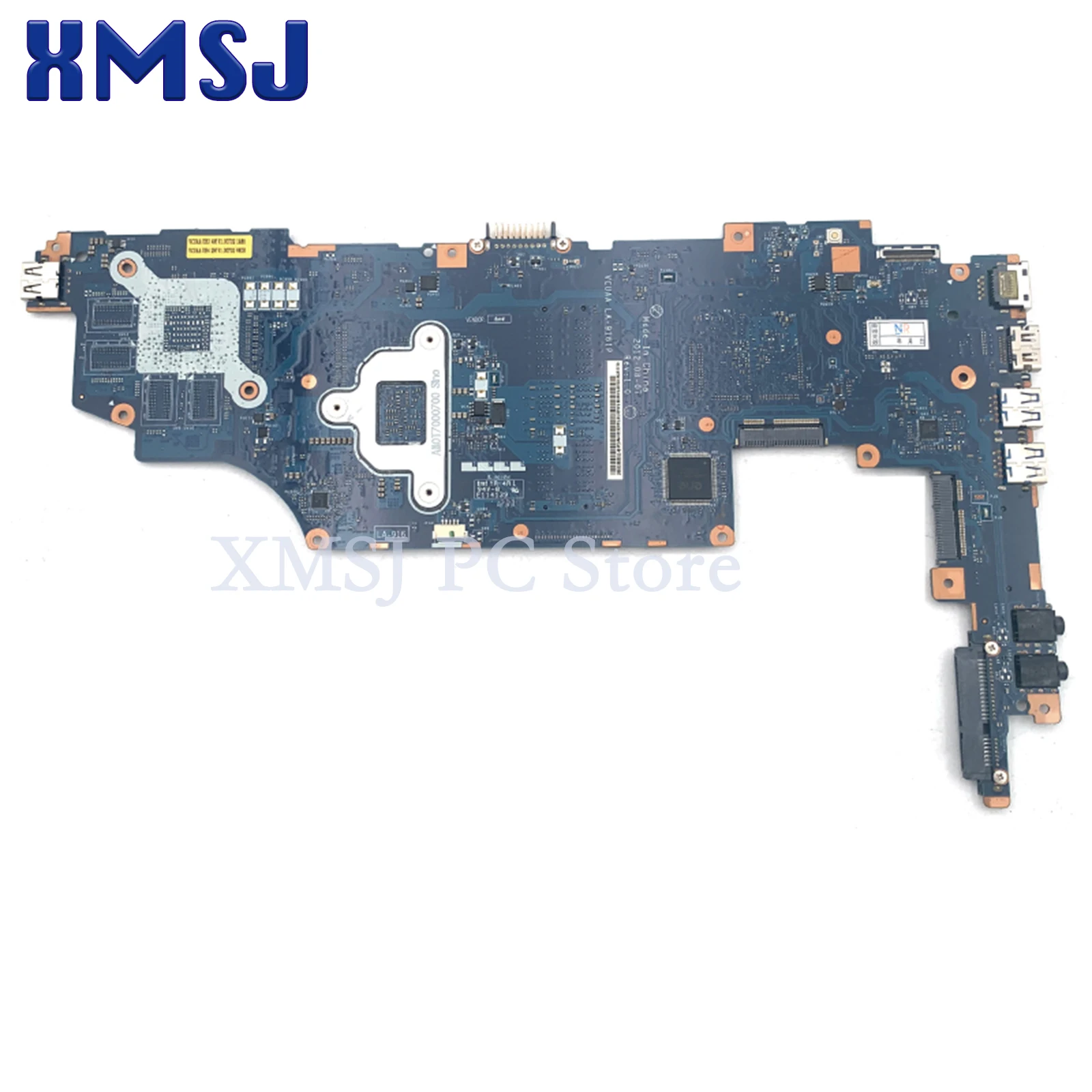 XMSJ For Toshiba Satellite U940 U945 VCUAA LA-9161P K000136080 K000141020 Laptop Motherboard I3 CPU HM77 DDR3 Main Board