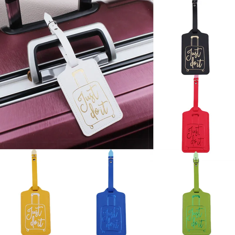 Name Luggage Tags For Women Men Travel Accessories Unisex Portable Label Suitcase ID Address Holder Letter Baggage Boarding Gift