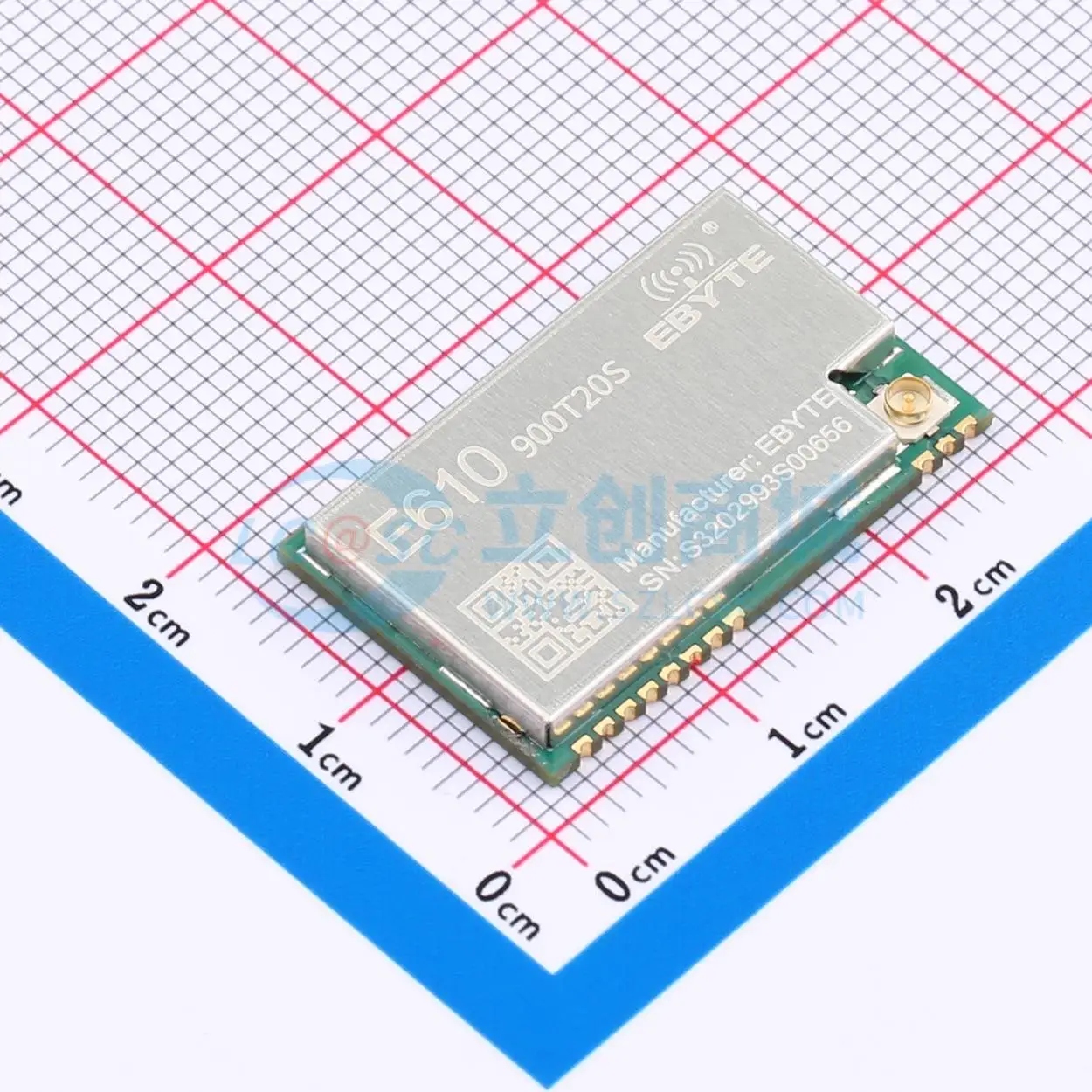 2pcs E610-900T20S SMD 26x16mm transceiver 915MHz GFSK RF Wireless Communication Module for Smart Home System