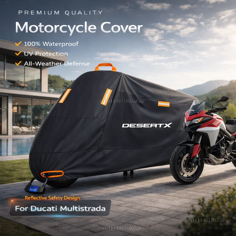 

Чехол для мотоцикла Ducati 2026 2025, водонепроницаемый, утолщенный, из полиэстера, с защитой от УФ-излучения, для улицы, от дождя, пыли и солнца, для скутера