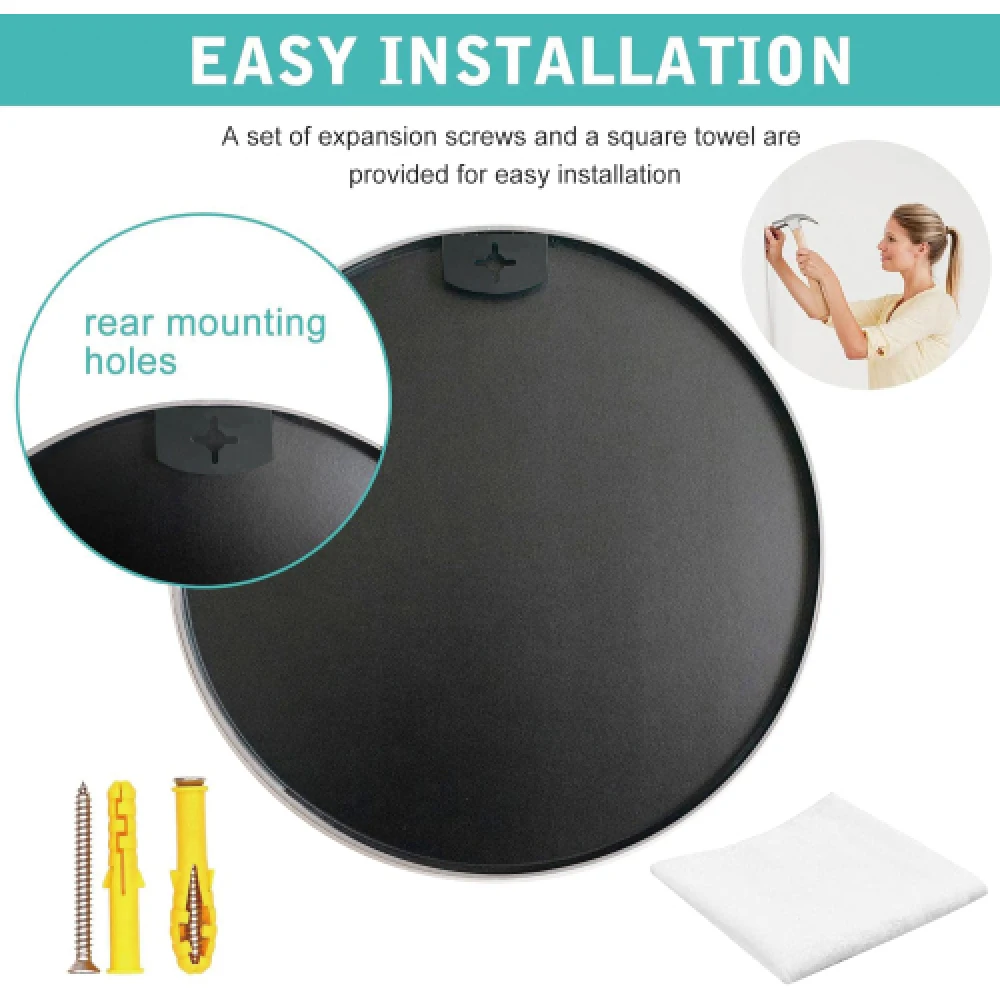 24" Round Wall Moun…