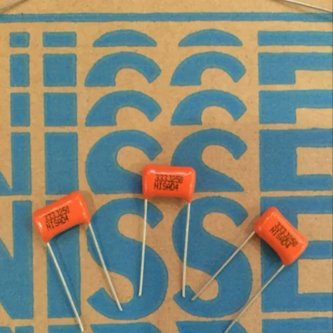 Nissei CBB film capacitor 333J 250V, pin length 10MM, 33N 250V