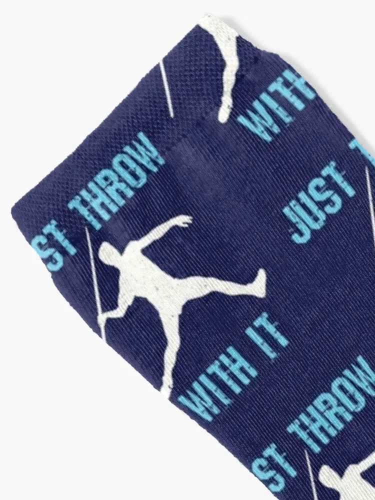 Just Throw With It Javelin Thrower Men Socks Christmas Gift For Men