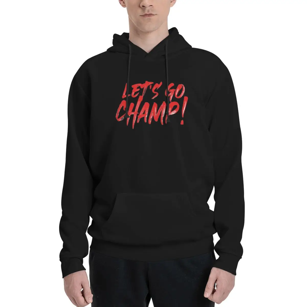 Let's Go Champ By Shannon Briggs Hoodies Men Women Casual Pullover Sweatshirts Fashion Long Sleeve Clothing Autumn Winter