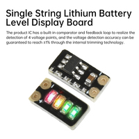 3.7V-4.2V 4-Channel Battery Metering Module High Precision 1S Li-ion/LiPo Battery Tester 3-Color LED Indicator Compact Design