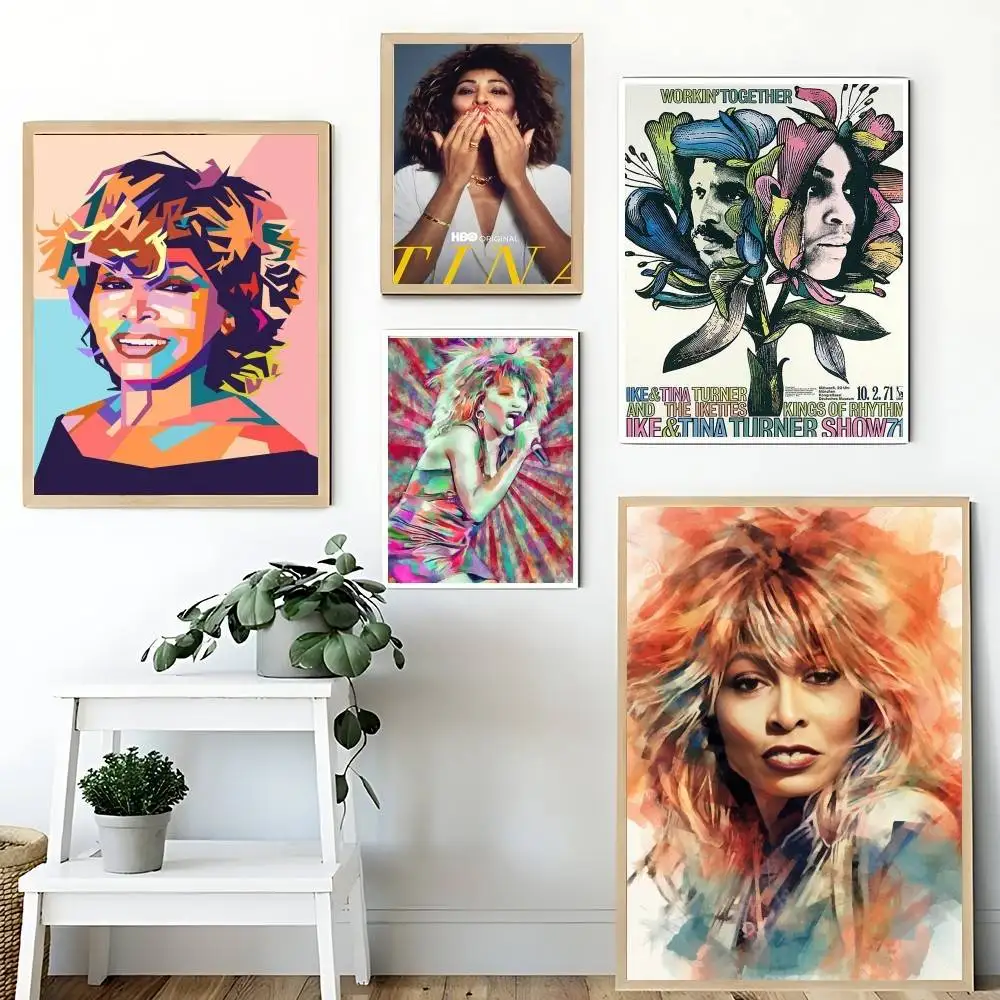 Singer Tina Turner Band Poster Canvas Painting For Living Room Home Decor Poster Fans Gifts-unframed Poster Waterproof Wall Art