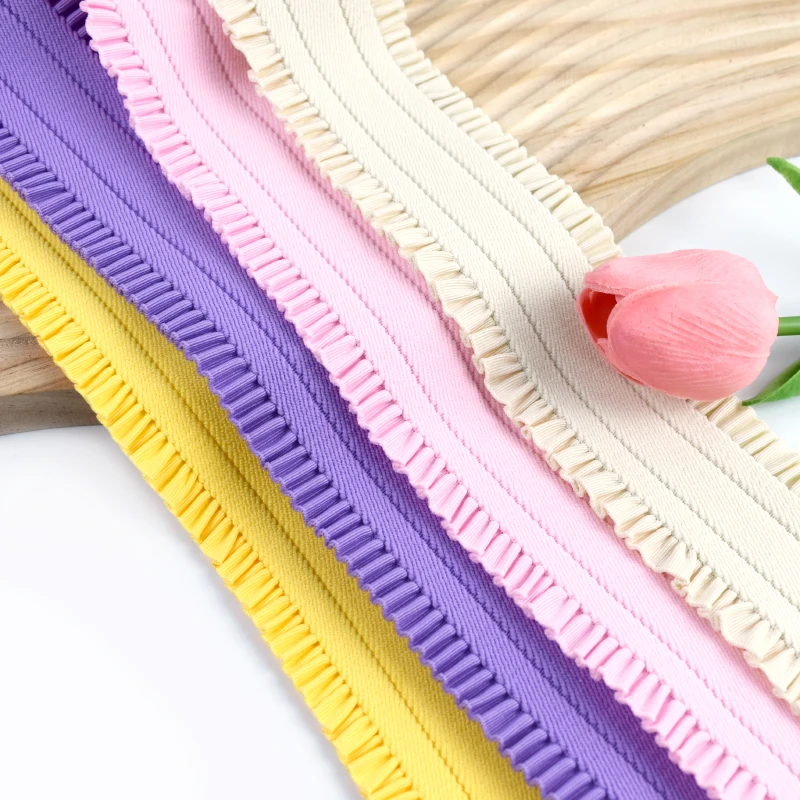 

1-10Yards 50mm Lace Elastic Band Colorful Double Sided Laces Stretch Bands Skirt Shoulder Strap DIY Clothing Sewing Accessories