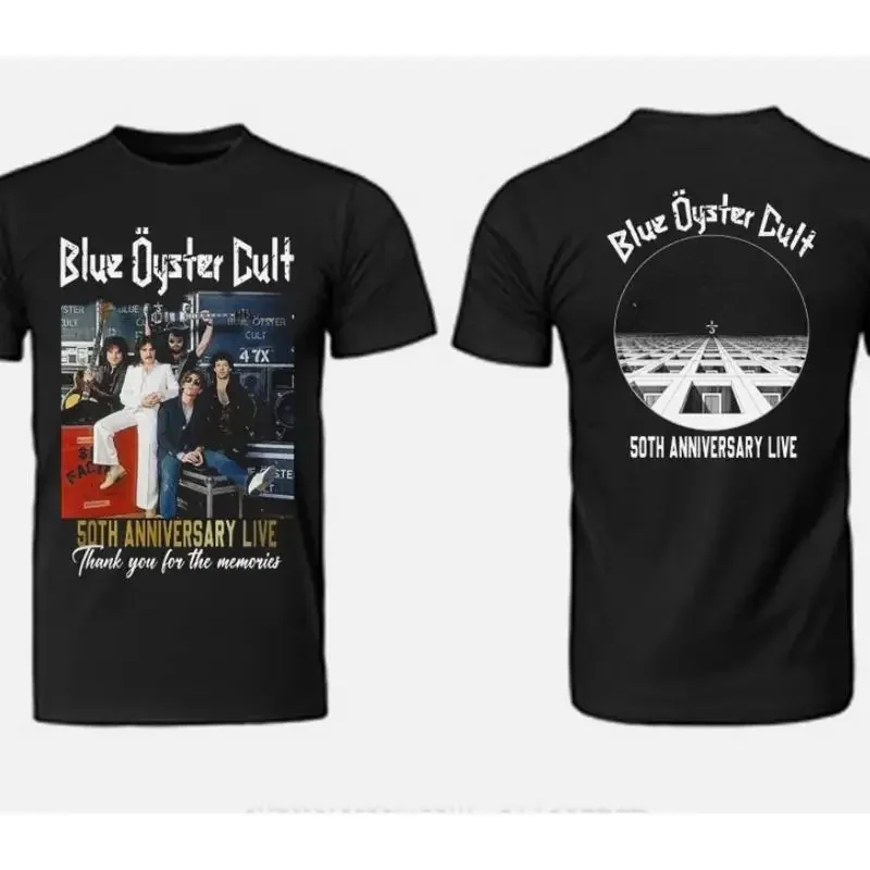 Blue Oyster Cult Tour 2025 T Shirt Size S 5Xl Black Men 2 Side