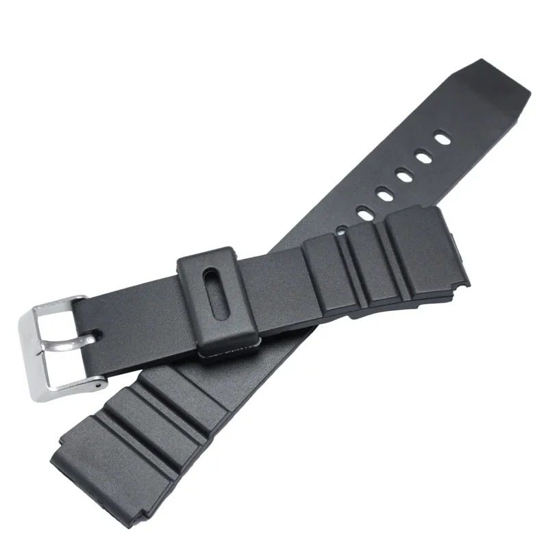 Rubber Watch Strap 18mm 20mm 22mm Sport Diving Military Silicone Band Black Electronic Wristwatch Accessories image 6