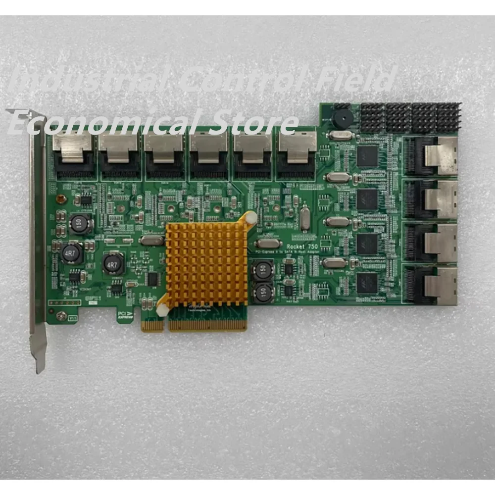 Rocket 750 40 Channel SATA 6G PCIe expansion card