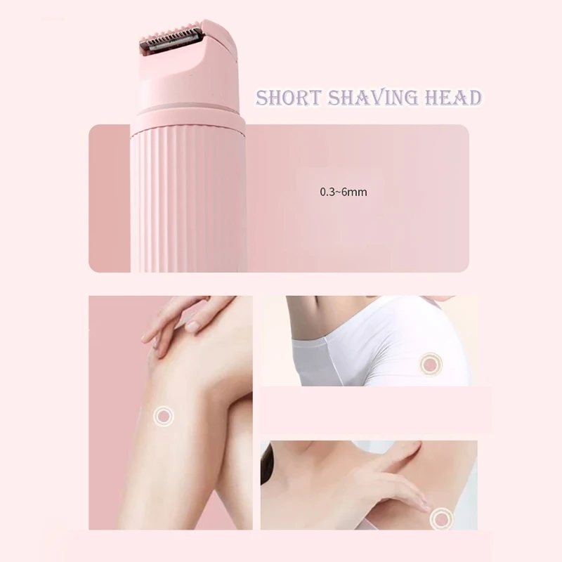 Depilador para mulheres rosto removedor pêlos para mulheres sem fio elétrico rosto barbeador dispositivo remoção pêlos